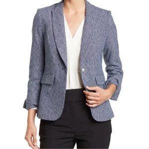 NWT Veronica Beard Cutaway Blazer Jacket in Navy Size 2